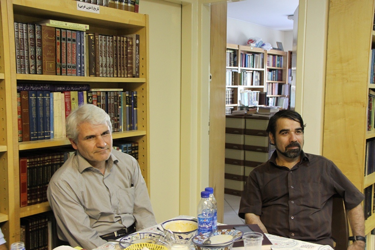 از راست: دکتر محمدرضا موحدی و دکتر محمدرضا ترکی 