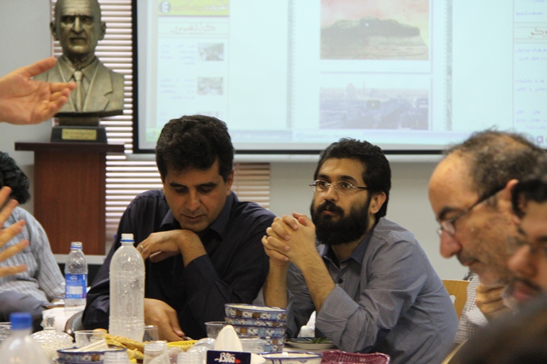 از راست: علی اصغر محمدخانی، سید عبدالرضا موسوی طبری و سعید شفیعیون 