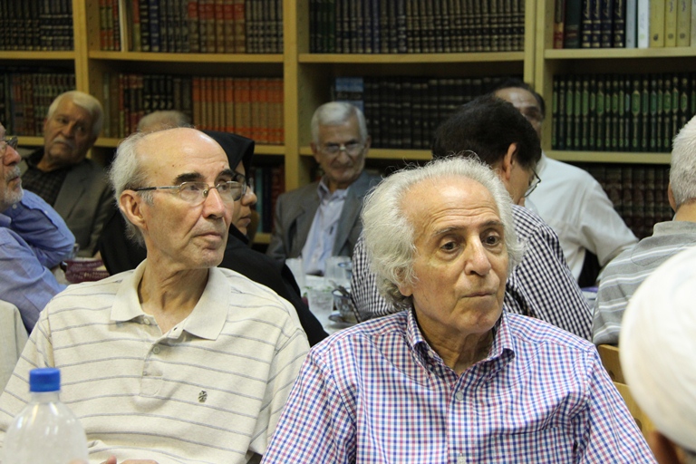 از راست: دکتر علی بلوک باشی و دکتر علی اشرف صادقی 
